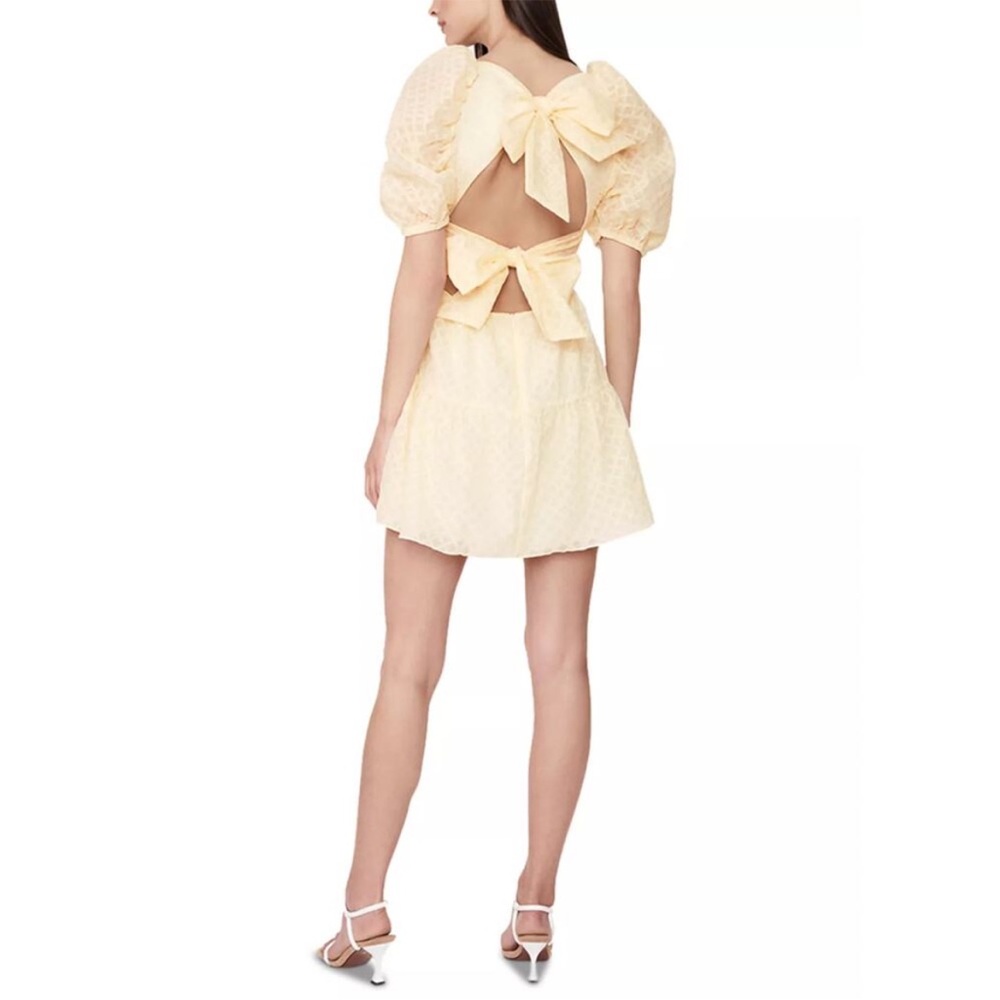 NWT Bardot Lucy Puff Sleeve Mini Dress 4 - Picture 4 of 16